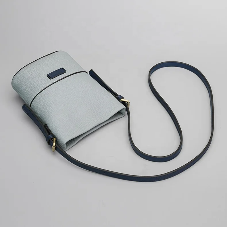 Ladies handbags women bags custom brand 100% genuine leather mobile phone bag small crossbody bag
