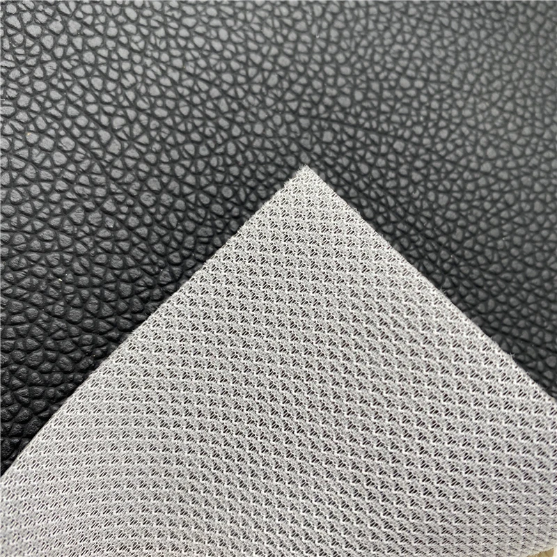 wholesale stock 0.7mm automotive PVC faux leather fake leather supplier pvc artificial leather for car interiors car seat sofa