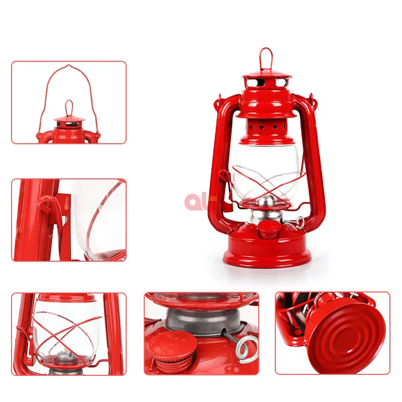 camping oil lamp burning lantern/wholesale retro kerosene lamps