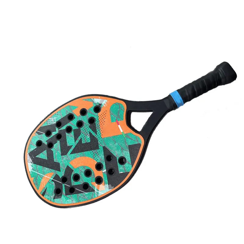 UNIKER SPORT Beach Carbon Paddle Racket with Soft EVA Core Tennis Racket Outdoor Indoor Sport