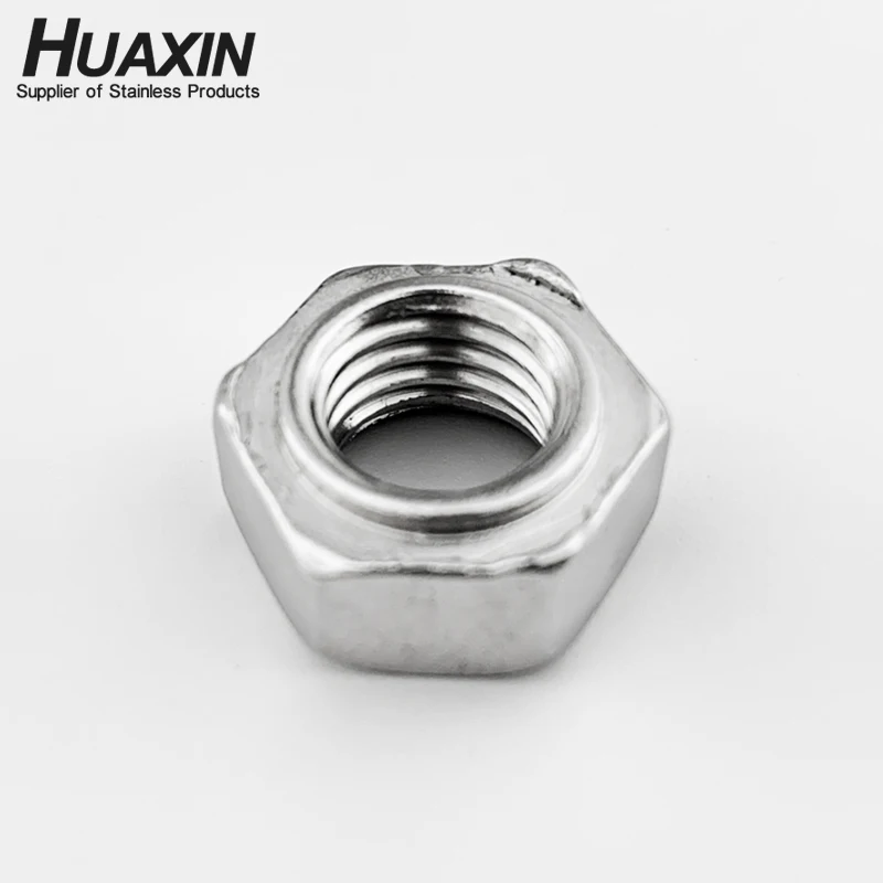Hot Sale DIN929 Stainless Steel 304/316 Welding Nut Carbon Steel Hex Weld Nut In Stock