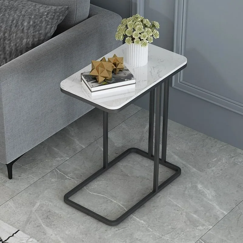 Luxury Modern Living Room Bedroom Removable Portable Bedside Sofa Storage Rack Side Coffee Table