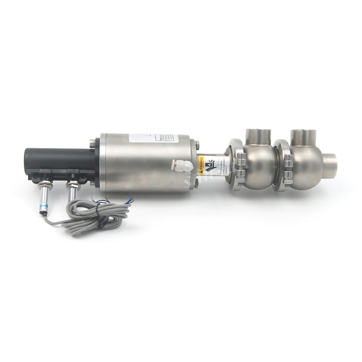 Sanitary Pneumatic reversing Divert Single Seat Valve F type