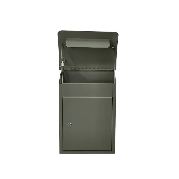 Manufacture Outdoor New Design  Wall Mounted Steel Waterproof Stainless Steel Metal Mail Letter Box