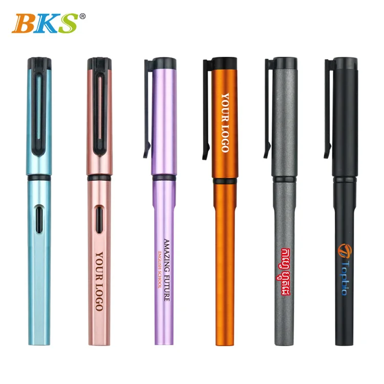 Affordable Office Signature Plastic Gel Pen Customized Logo Gel Pen Wholesale