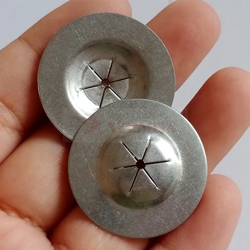 25mm Stainless Steel Self Locking Metal Washers Used To Fasten 14Gauge Lacing Anchors