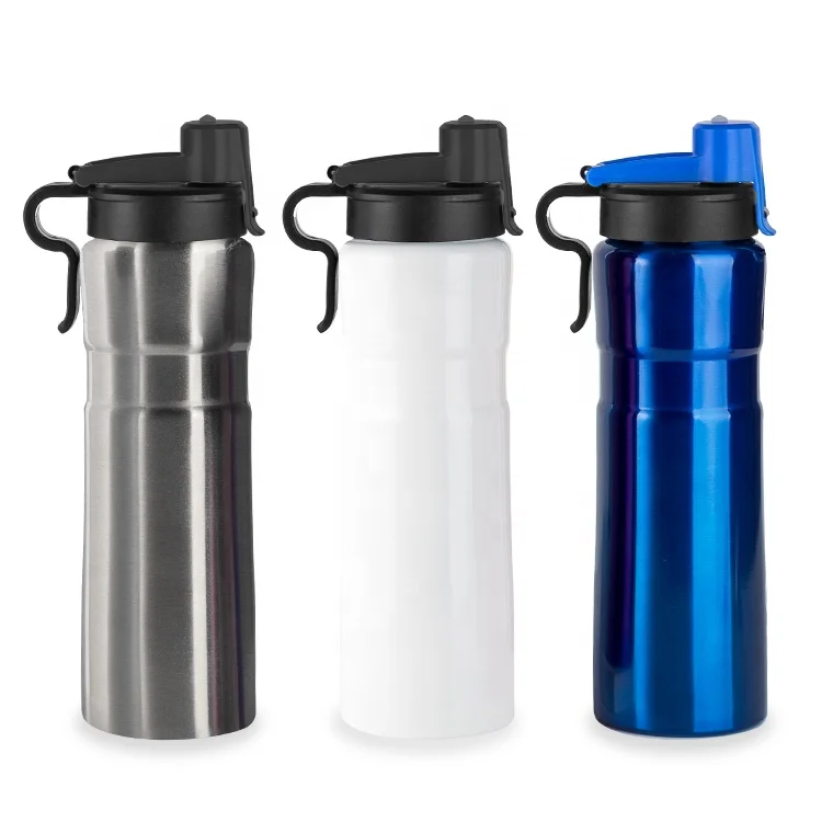 RTS  Eco-Friendly Customized Logo Sublimation Drinking BPA Free Single Wall Stainless Steel Water Bottle 500ml 750ml 1000ml