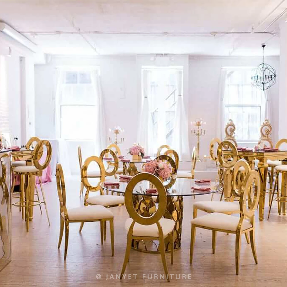 Hot Sale Simple Dining Room Glass Modern Gold Scale Lowes Round Table Top