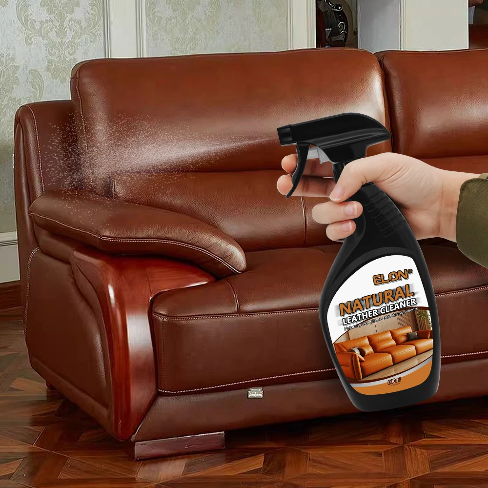 Customized Logo Best Car Seat Leather Cleaner 500ml Automotive Natural Leather Cleaner For Couch handbag leather cleaner