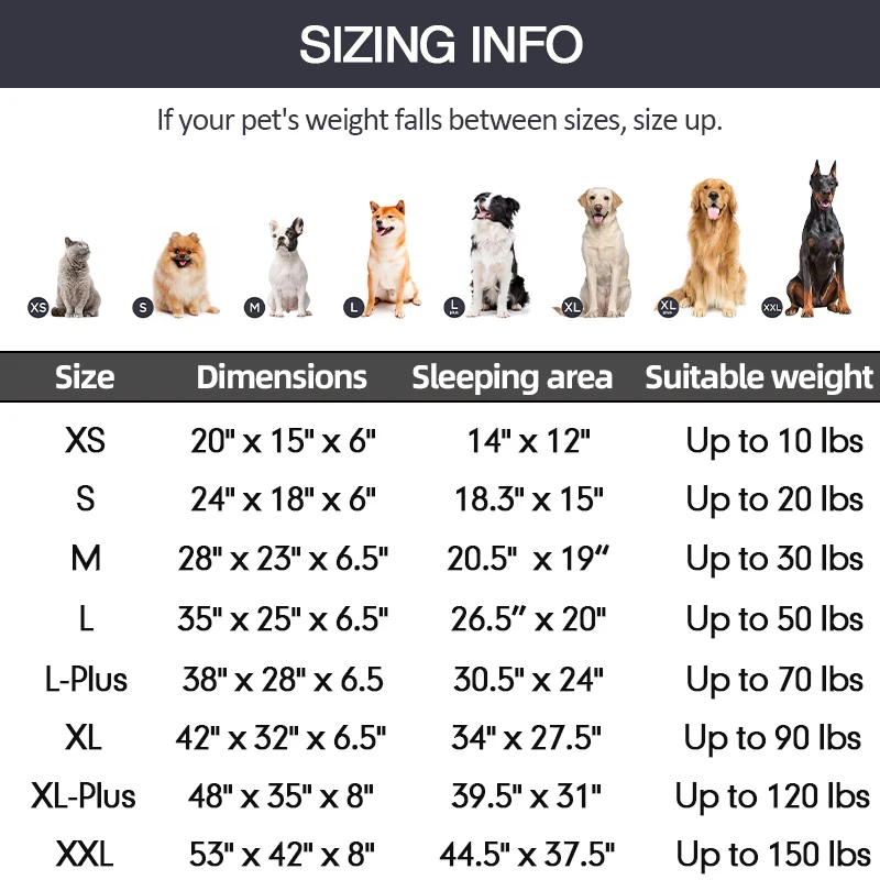 Etrip Pet xl xxl большая сверхпрочная очень индивидуальная Экологически чистая роскошная кровать для домашних животных маленькая собак моющаяся больших