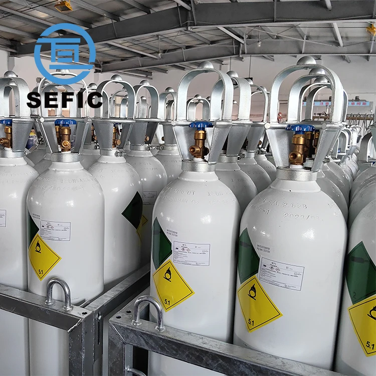Wholesale price 50L 200Bar High Pressure Oxygen Gas Cylinder Hospital Medical Oxygen Cylinder