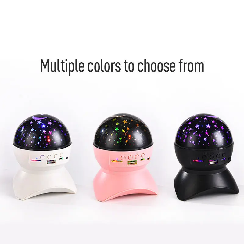 New Arrivals Led Star Master Romantic Gift Cosmos Star Projector Starry Night Light Lamp Wireless Speaker For Christmas