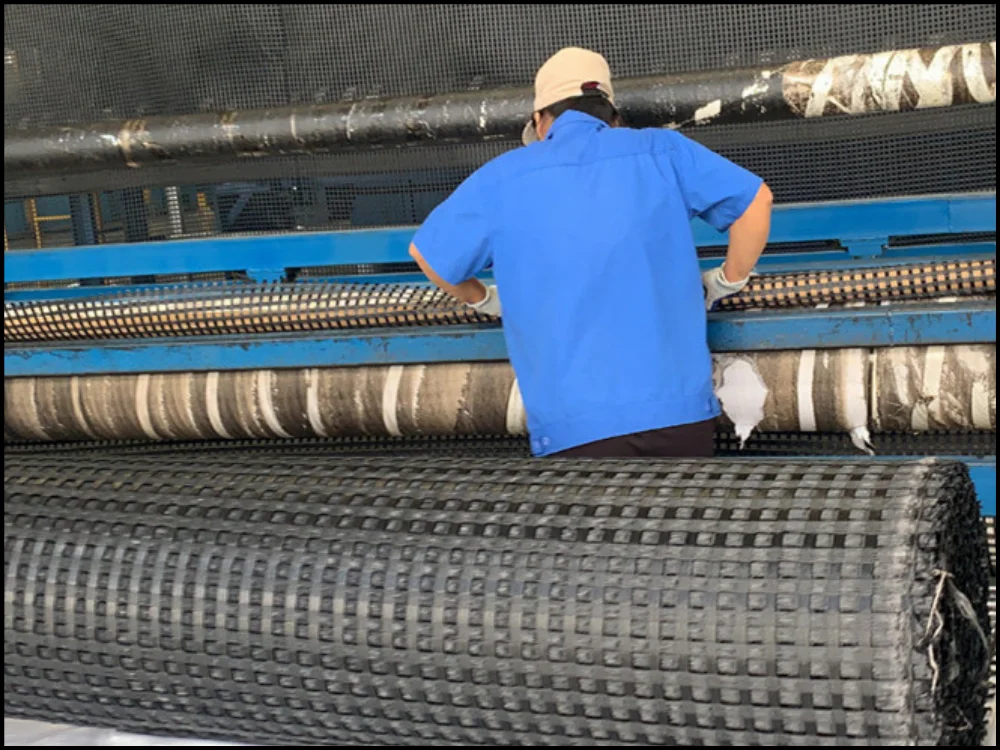 Polyester Biaxial Geogrid Prices Driveway Geo Grid pp plastic geograde polyester geogrid