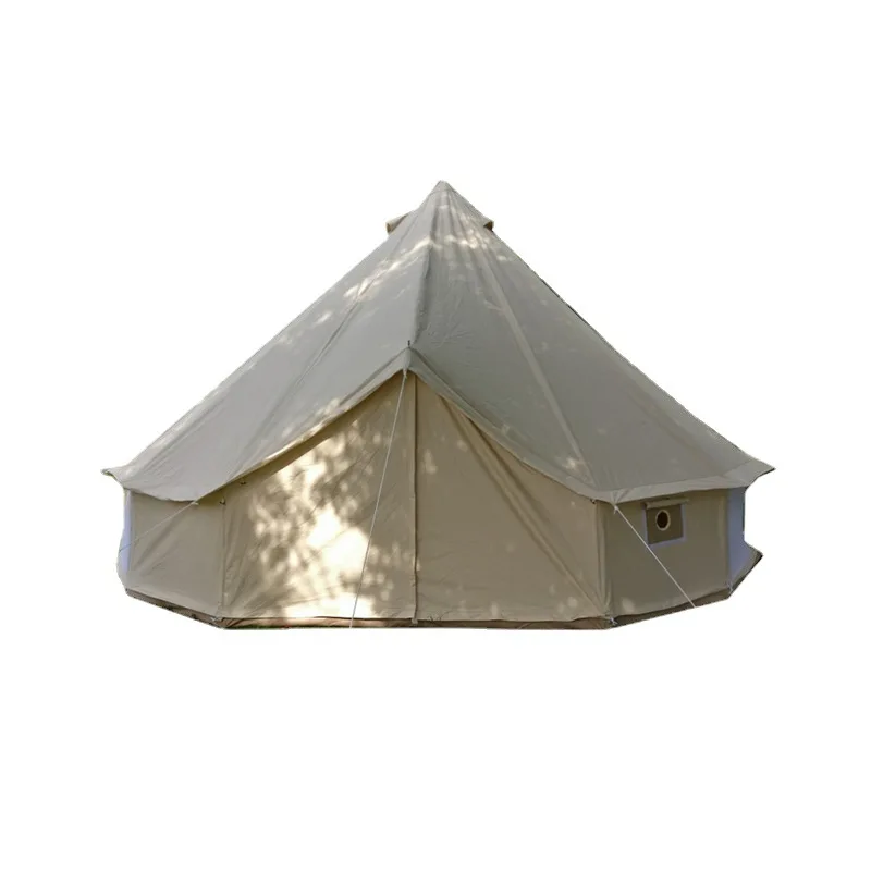 Double Layer Automatic Camping PVC Marquee Tent Waterproof Indian Camping Thickened Cotton Tent Outdoor Tents Events Large Party