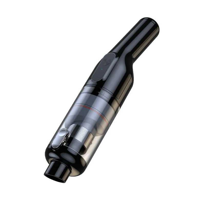 wireless vehicle vacuum cyclone dust cup design reduce noise concentrated suction 15.5kpa for cleaning one click to pour dust