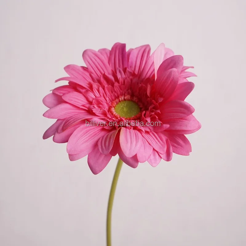 High Quality Artificial Real Touch Gerbera Daisy Flower Single Head Flower For Wedding Home Flower Arrangement Ornamental