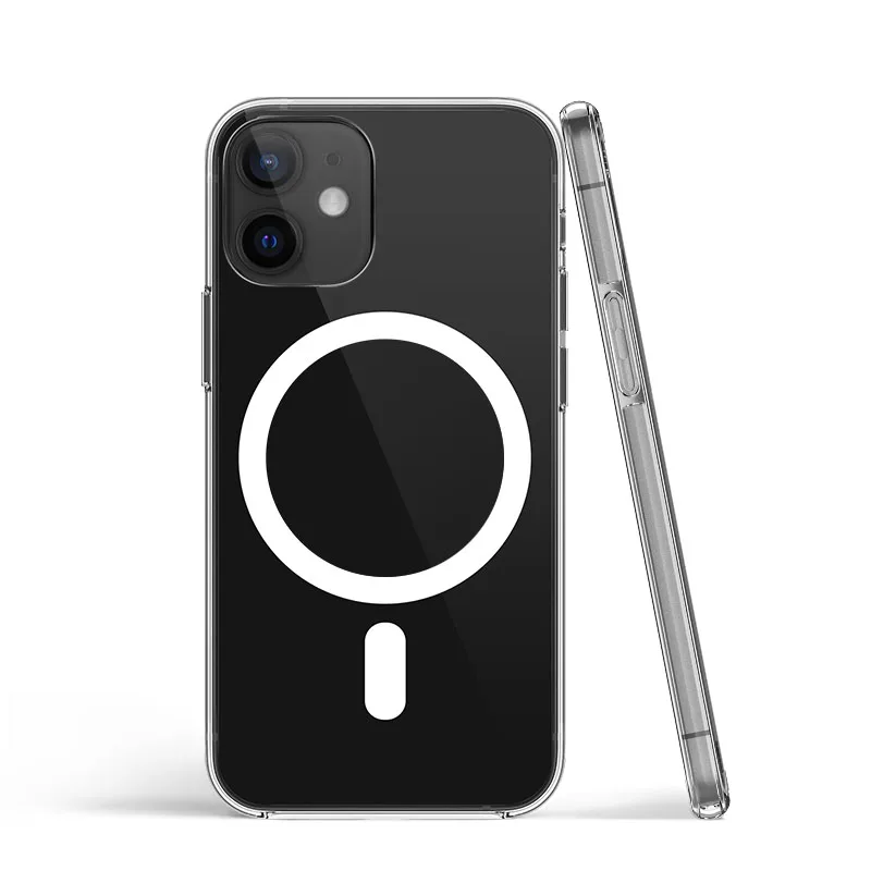 2020 Unique Hard PC Back Cover Case with Magnetic Phone Case for iPhone 12/12 Pro with Circle (1600138241082)