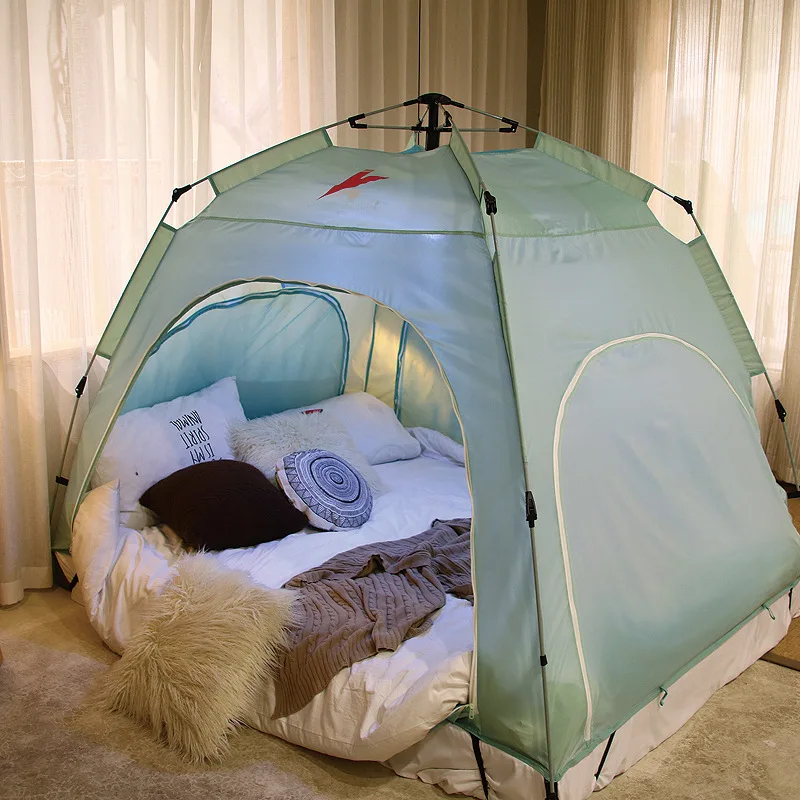 Keep Warm Protect Against Cold Indoor Bed Tent Pop up Automatic Winter Indoor Bed Tent