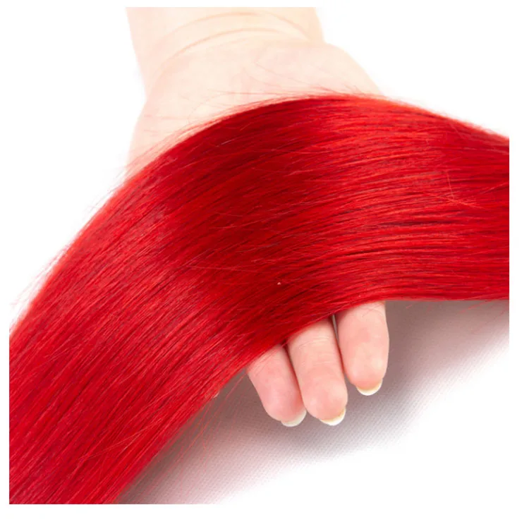 1B/Red Raw Vietnamese Hair ,Wholesale Bulk Human Hair High Quality Ready To Ship, Russian 100% Remy Human Hair Bundles