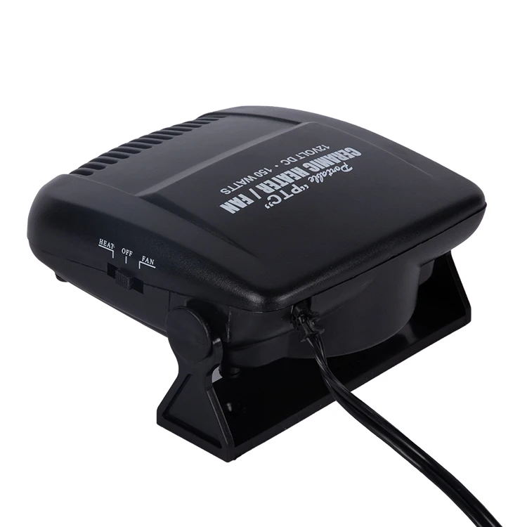 Portable Universal 150W PTC USB Ceramic Electric Car Hot Heater Fan For Vehicle