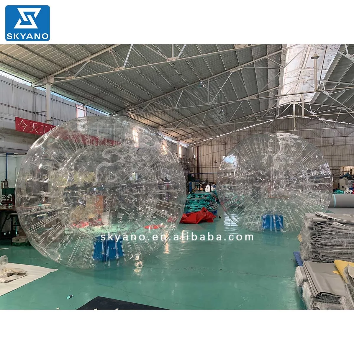 High quality TPU or PVC material Inflatable Human Hamster Ball Downhill Zorb ball