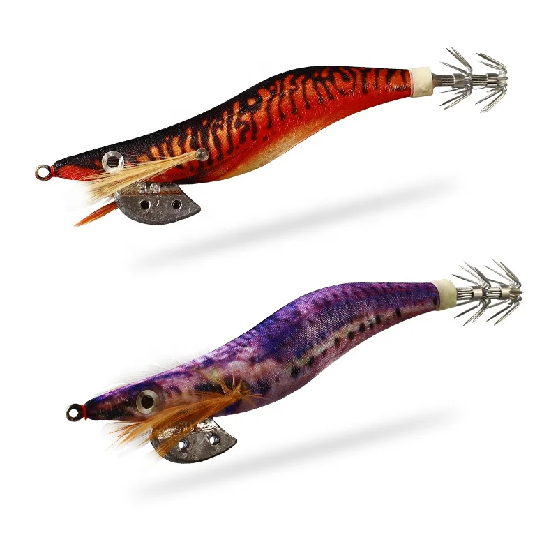 Palmer 120mm 16g lure luminous artificial wooden shrimp baits fishing prawn squid hook bionic lures wholesale