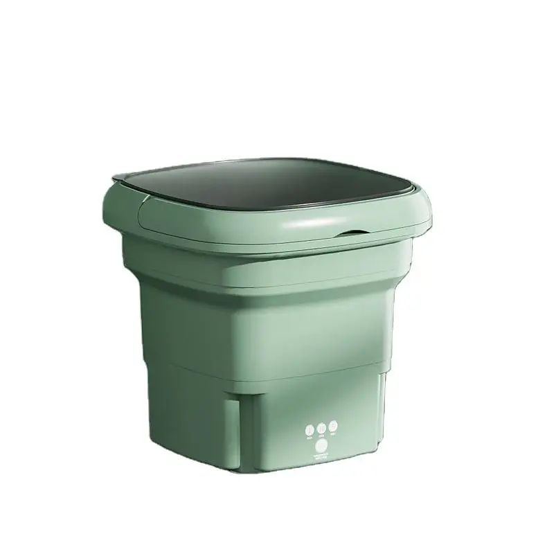 Portable Mini Folding Dehydrated Sterilization Baby Clothes Underwear Travel Home Foldable Washing Machine with Dryer