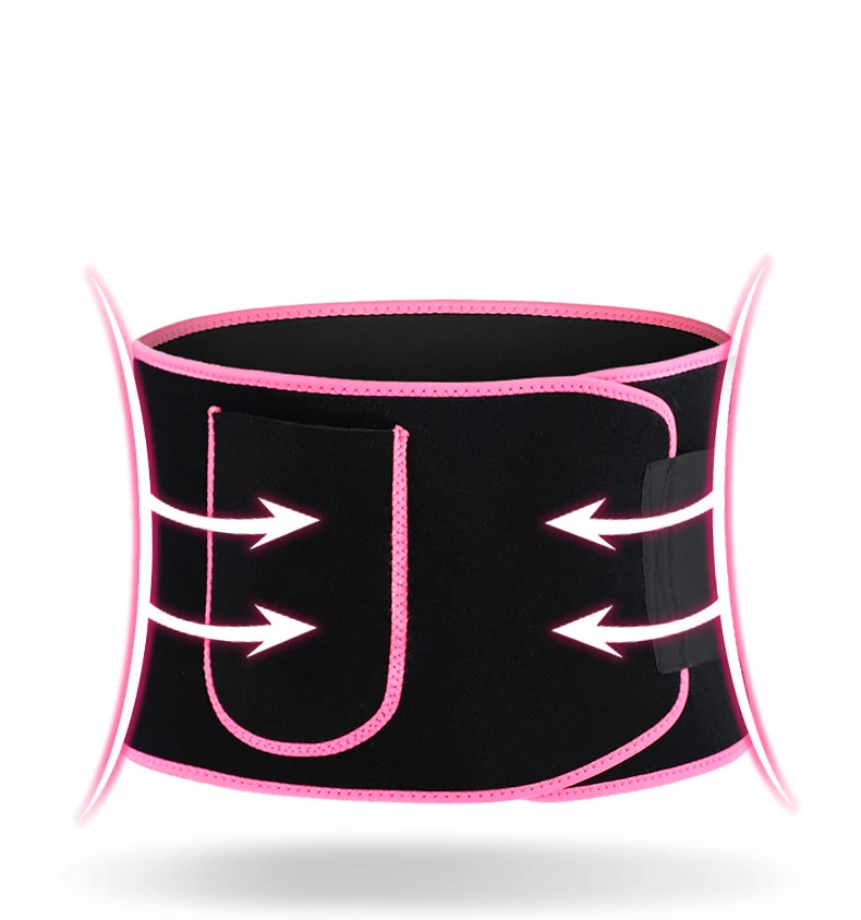 2022 New Arrival Unisex Neoprene Waist Trainer Belt Elastic Fabric Waist Trimmer with Sweat Lining For Body Slimming