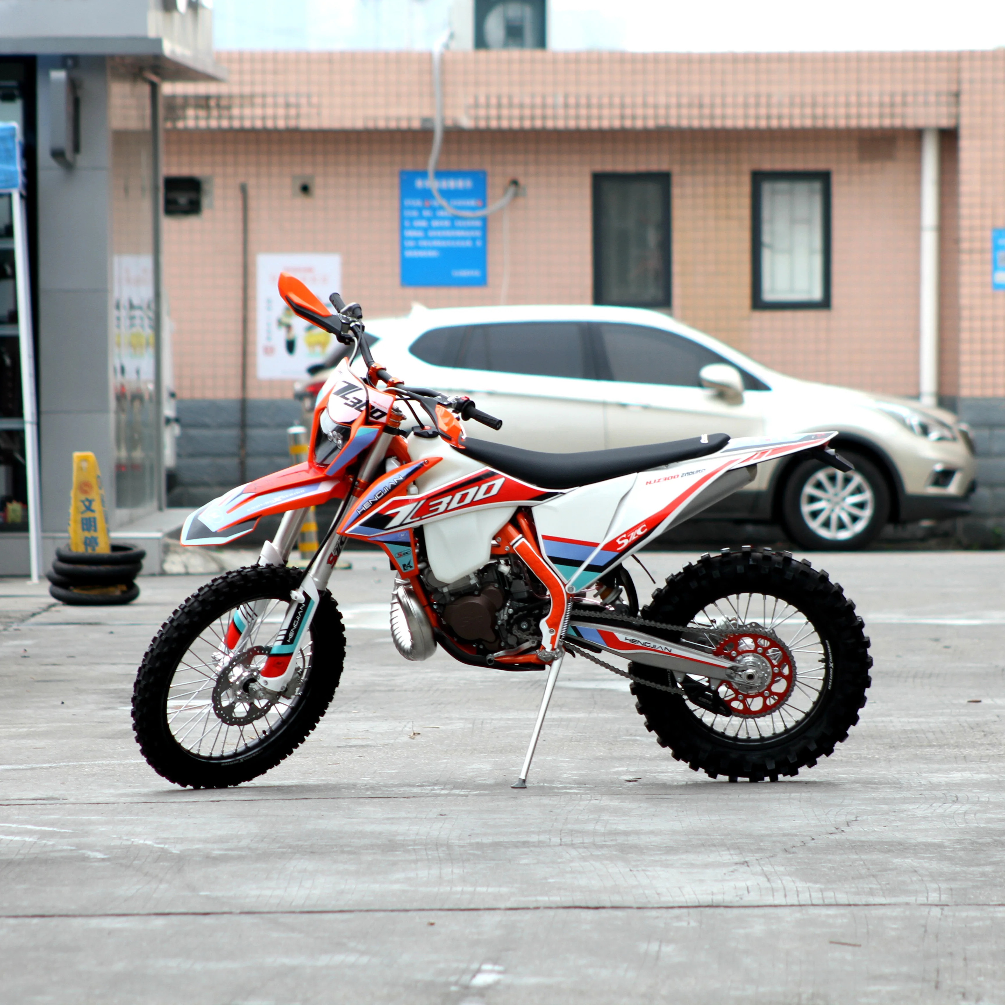 Hot selling CDI ignition 2 stroke water cooled engine enduro motorcycles 300cc dirt bike