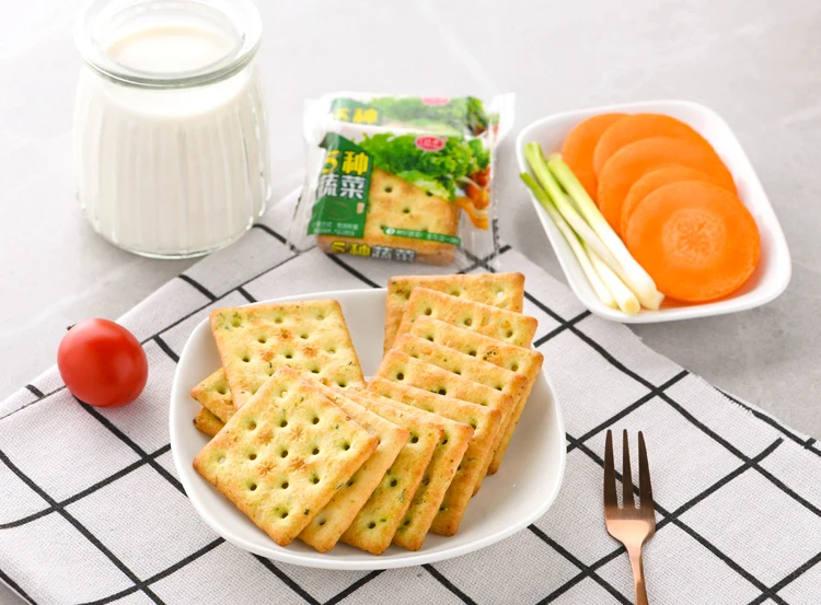 Factory Wholesale Children's Baby Colorful Vegetables Flavor Animal Shaped Biscuits