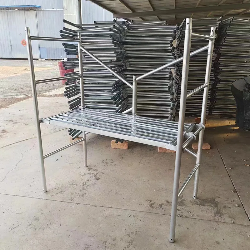 High Quality Portable Folding Scaffoldings Multifunctional Steel Load Capacity Foldable Design
