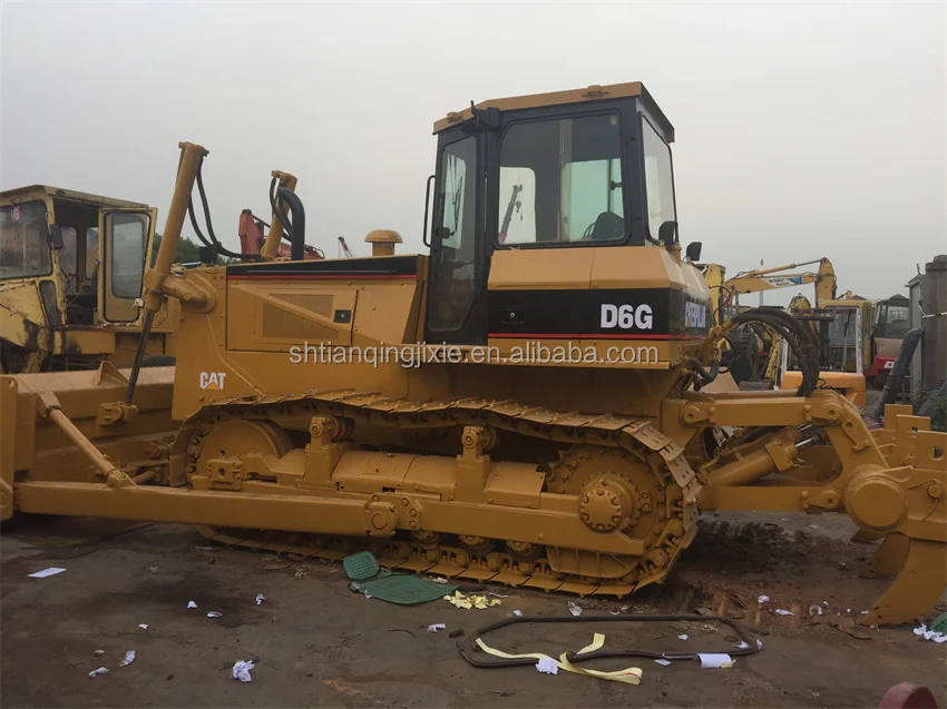 HOT SALE used crawler bulldozer CAT D6G medium-sized pushdozer railway construction machinery great performance low price Egypt