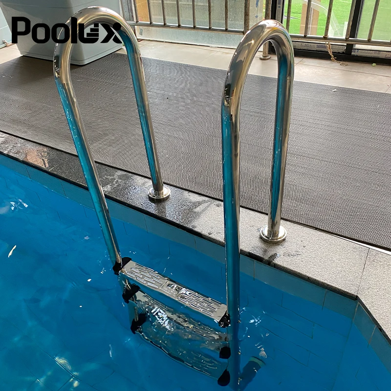 Poolux Double thickness Stainless steel pool ladder swimming pool