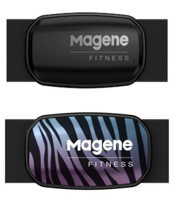 Magene  Waterproof 1000h Battery Life Split Chest Strap Accurate Smart Heart Rate Monitor Compatible Smart Watch and Apps