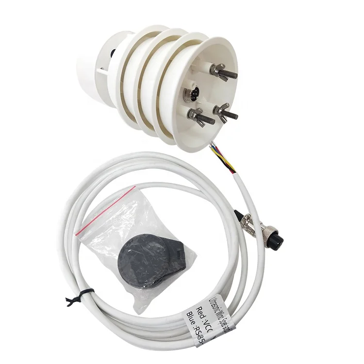 Professional Low Price RS485 Modbus Mini Anemometer Weather Station 2 In 1 Ultrasonic Wind Speed And Wind Direction Sensor