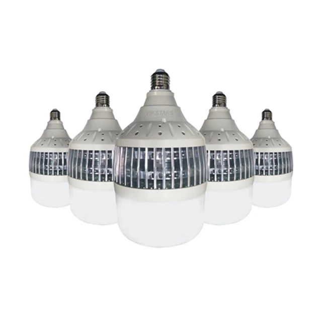 Fin LED Bulb Energy Saving LED Bulb Workshop Lighting Warehouse Workshop Mining Lamp E27 Screw Hole E40 Light bulb with fan