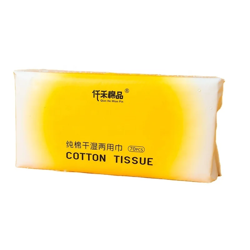 Cotton Tissue Soft Touch Dry Wet Facial Towel Wholesale Cotton Tissue OEM