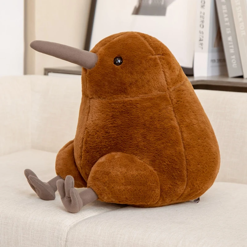 Lovely stuffed brown Kiwi bird toy plush Kiwi doll gift  Birthday Gift Decoration Ornament Toy