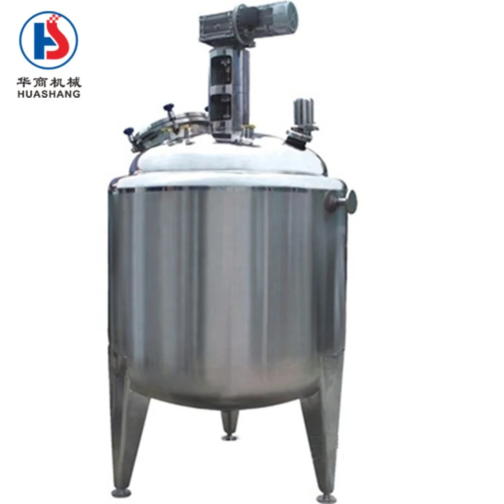 High quality stainless steel mixing tank for food fruit juice mixing tank jacketed mix tank with agitator