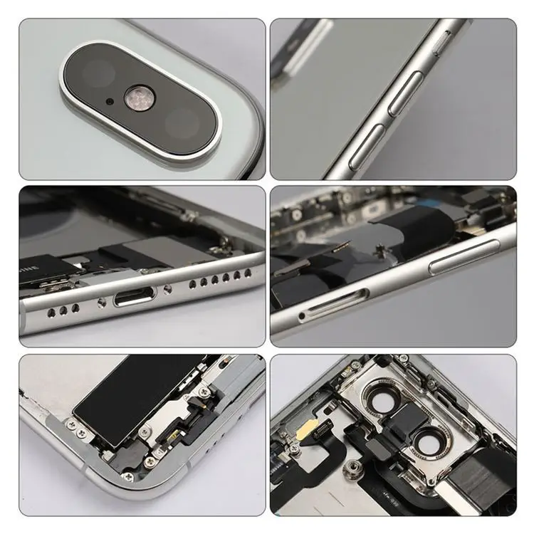 Новейшие запасные части для корпуса iPhone xr задняя крышка батарейного отсека заднее стекло
