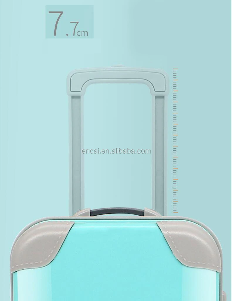 MIni Emulate Toy LUGGAGE TROLLEY CASE Storage box