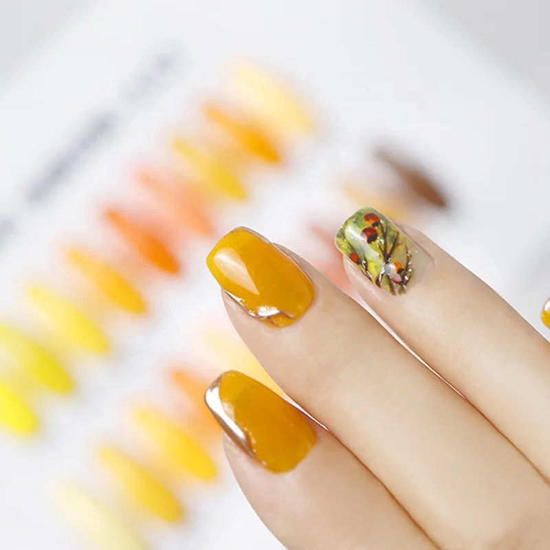 2022 Spring Season Color Nail Art Salon Wholesale Private Label Solid Colors UV Nail Gel Polish