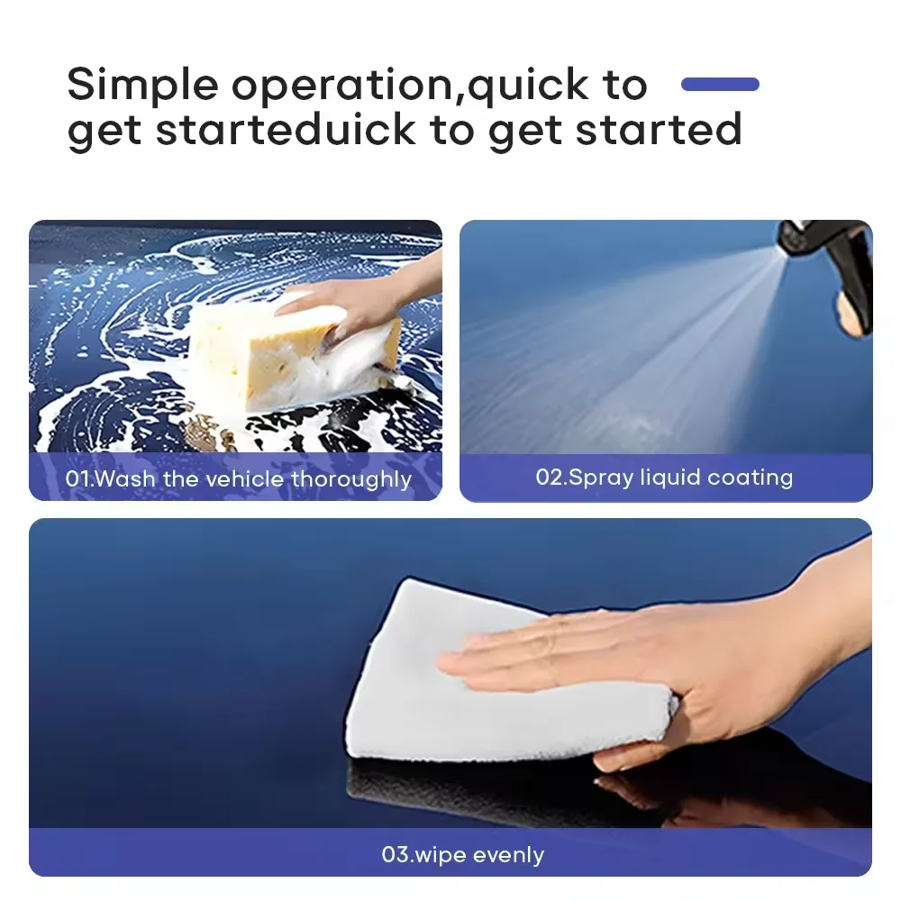 Factory Super Bottom Price high quality Auto Parts Cleaning and Beauty Products 2024 New Formula Nano Water ceramic coating