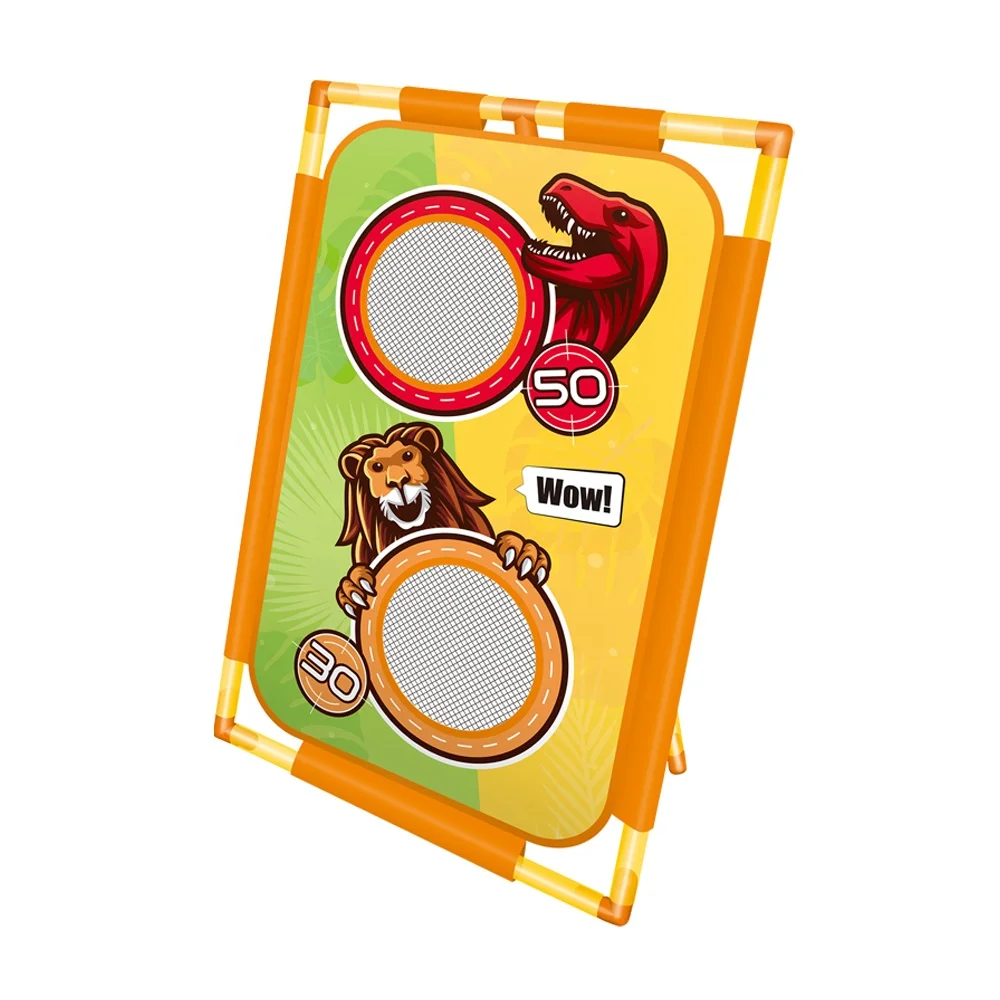 Easy Oem 25 Feet Range Plastic Blast Popper Pump air Gun Target Game Toy Set