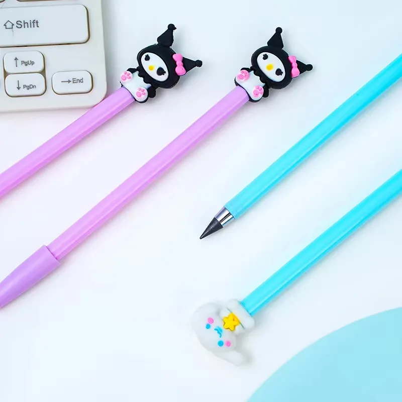Kawaii cute kuromi eternal unlimited pencil set inkless for kids