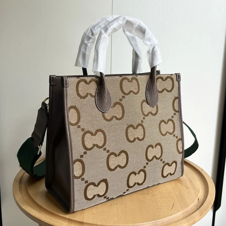 Logo Large Shopping Canvas Fabric Tote Famous Designer Luxury Bag Shoulder Bags Purse