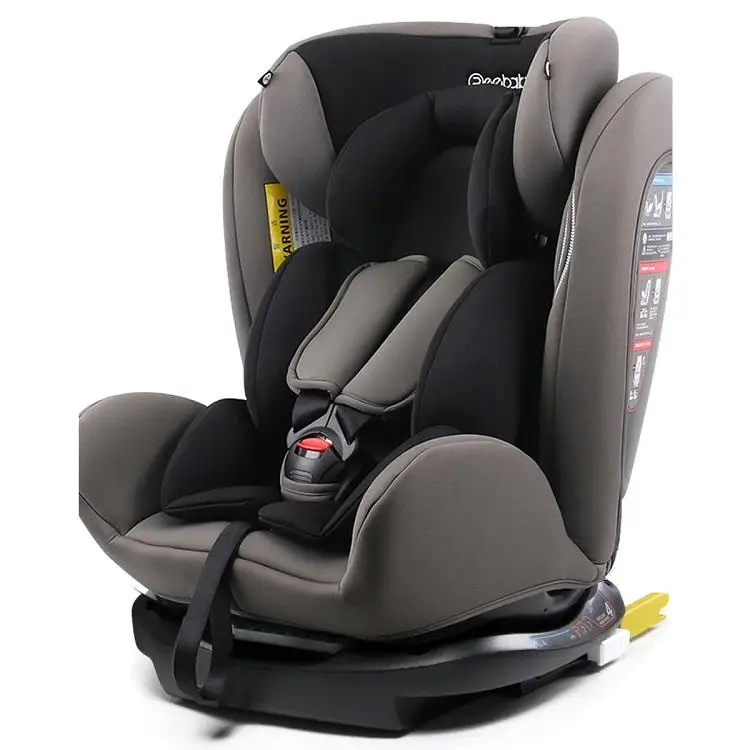 Wholesales 360 Swivel  0 - 36kg Black Children Baby Safety Car Seat with Isofix Interface