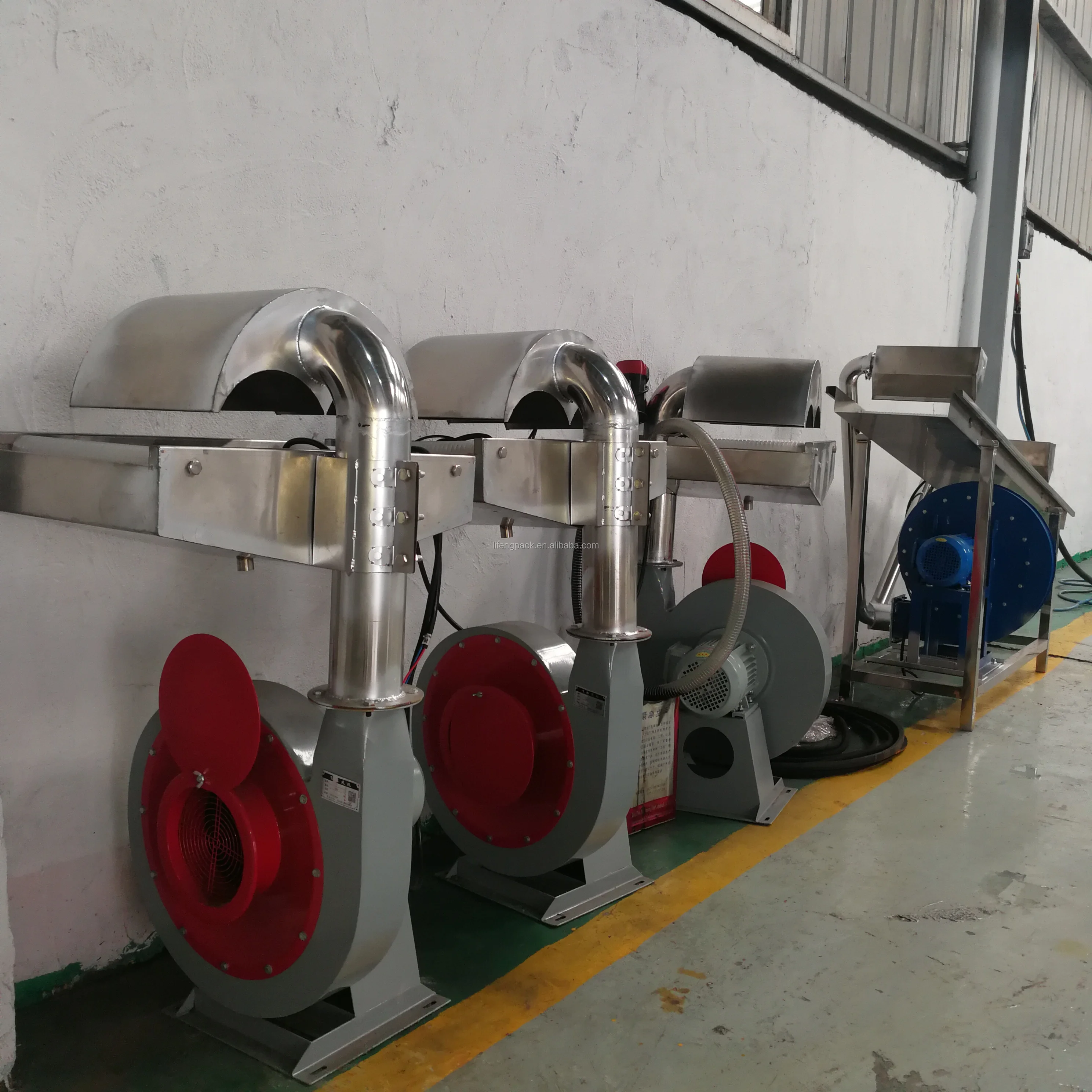 Less noise ruian pp pe used plastic washing recycling machine line