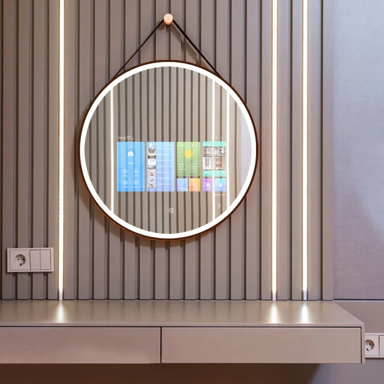 Round Display Touch Screen  beauty magic Mirror for  bath bedroom hotel and home decoration with  Netflix