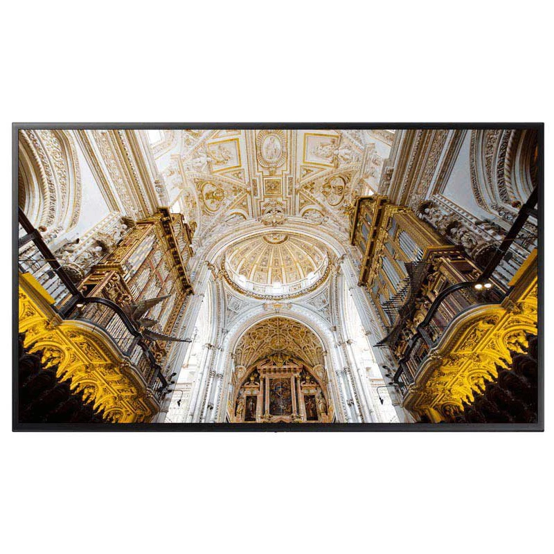 lcd advertising display 5000nit video screen 55 inch indoor smart tv 4K UHD player android digital advertising board